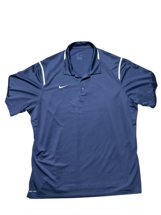Nike Other - Nike Navy Polo with White Piping XXL